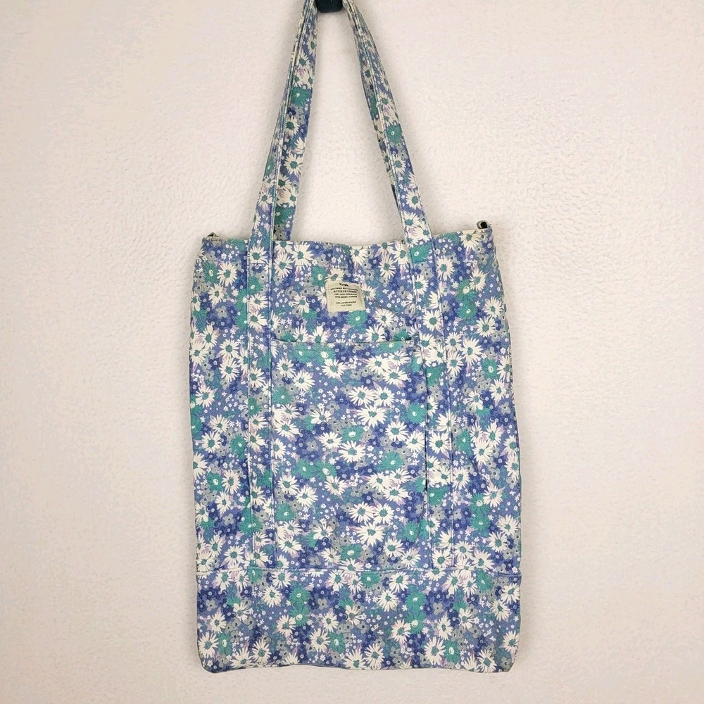 Cotton On Typo Floral Cotton Tote Bag Crossbody Double Straps Y2K‎
